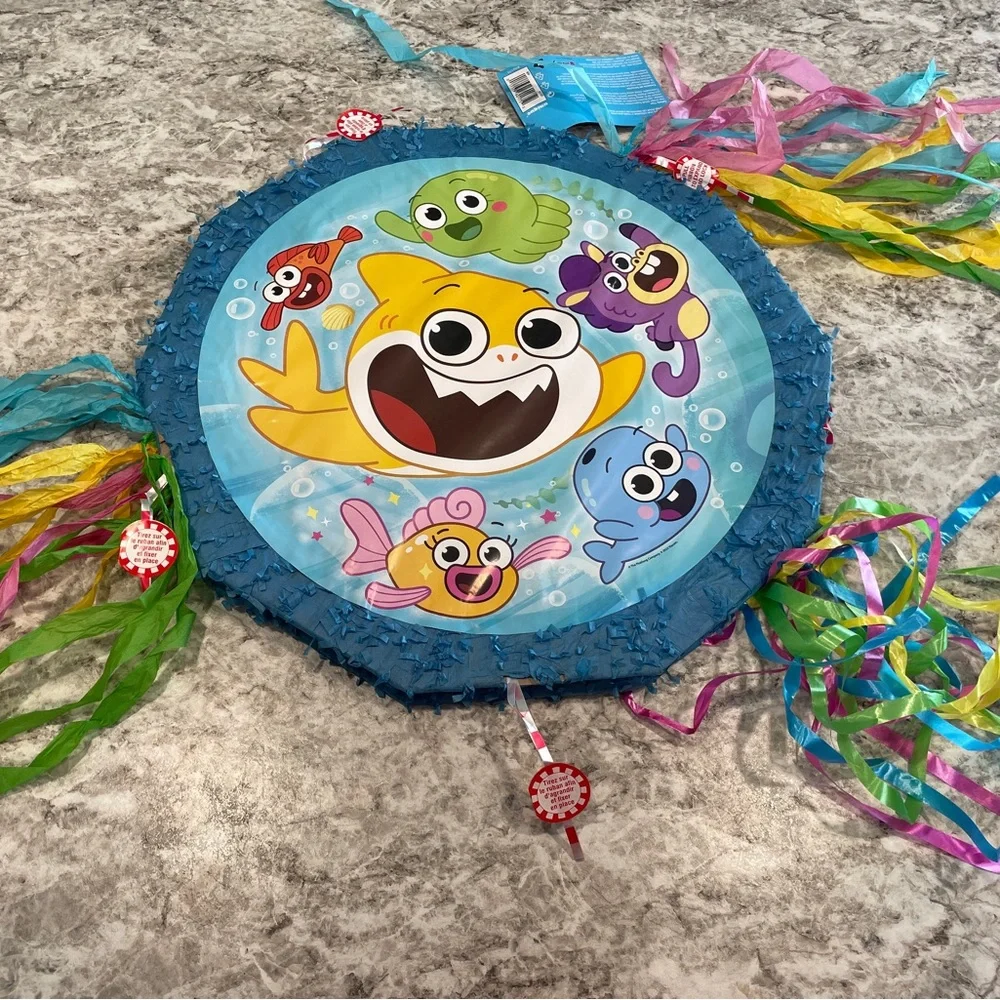 Baby Shark Party Piñata NEW Pop out Piñata